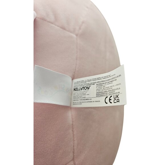 Squishmallows Kellytoy Clay Pink Cow Squishy Soft Plush 16" Spotted Belly White - Picture 6 of 9